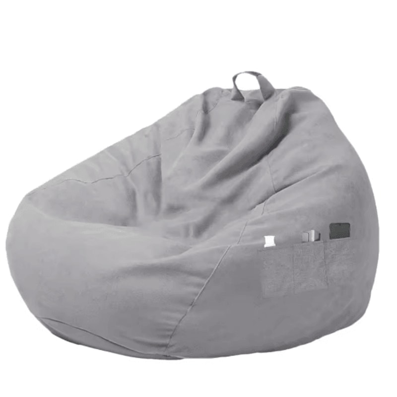 Lazy Sofa Cover Bean Bag Chair Cover Without Filler 4