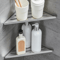 No Drill Stainless Steel Bathroom Shower Shelf Storage Rack 0