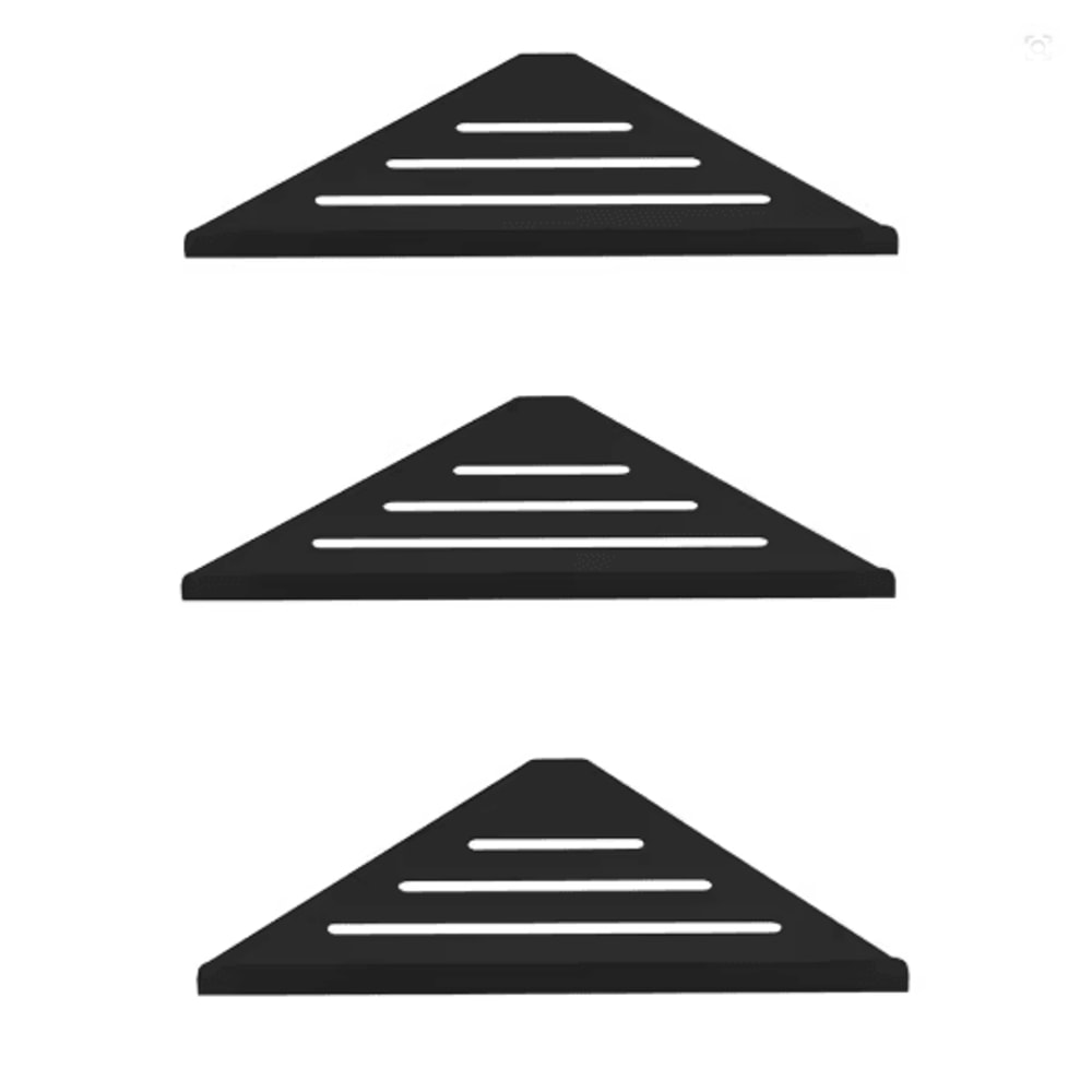 No Drill Stainless Steel Bathroom Shower Shelf Storage Rack 5