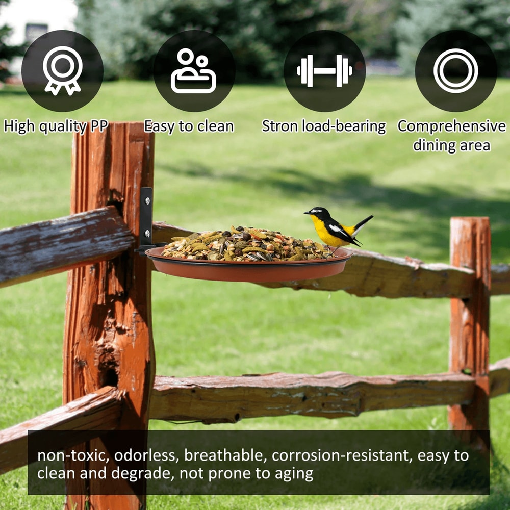 Tree Mounted Bird Feeding Trays Multifunctional Garden Feeder Set 0