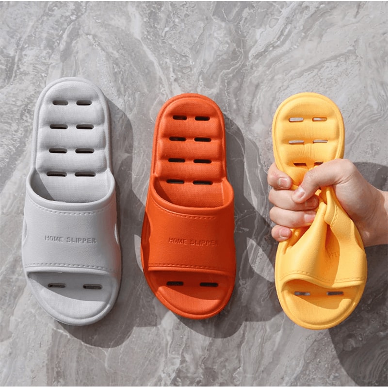 Unisex Non Slip EVA Shower Slippers Soft Quick Dry Bathroom Slides 1