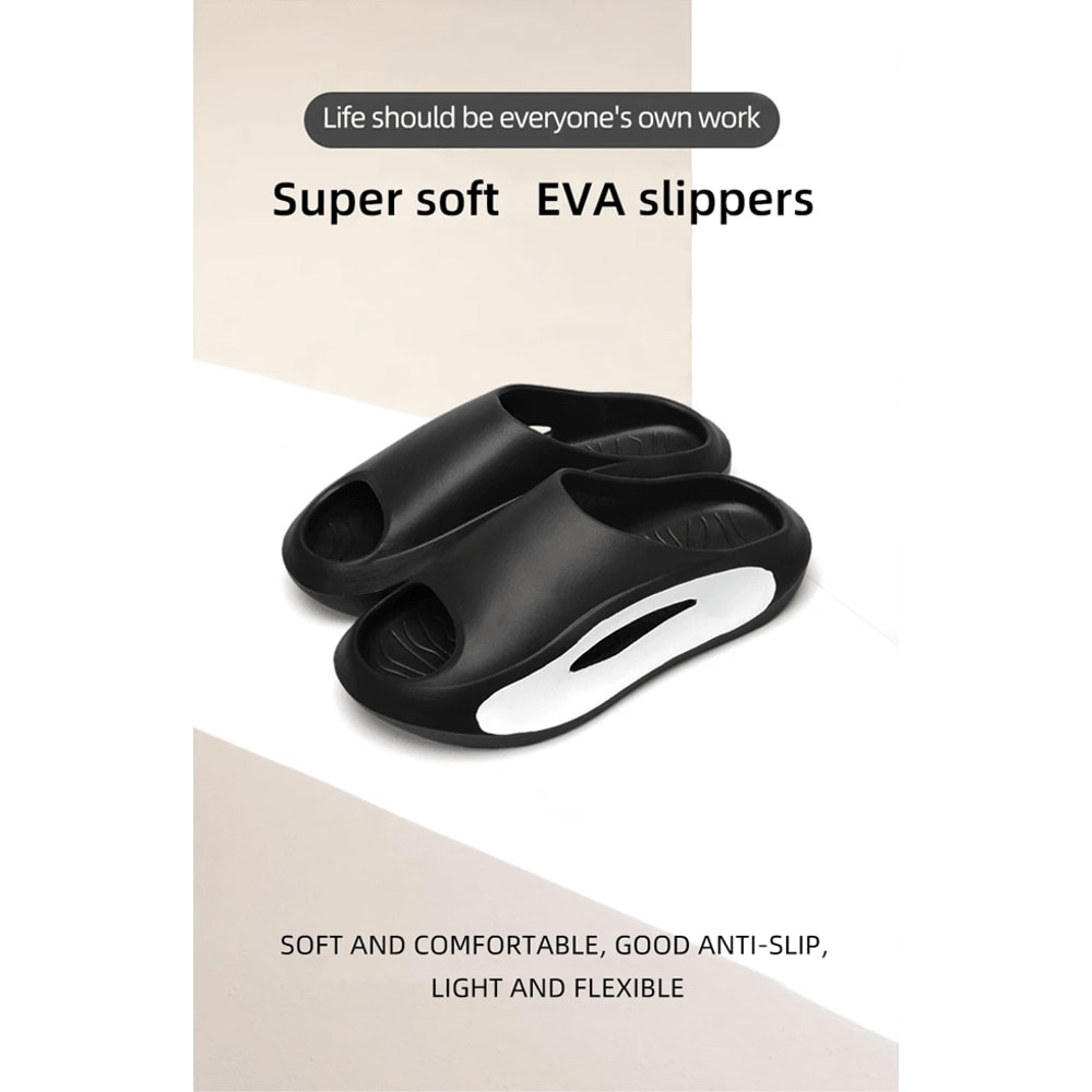 Mens EVA Summer Thong Slippers With Thick Non Slip Sole 0