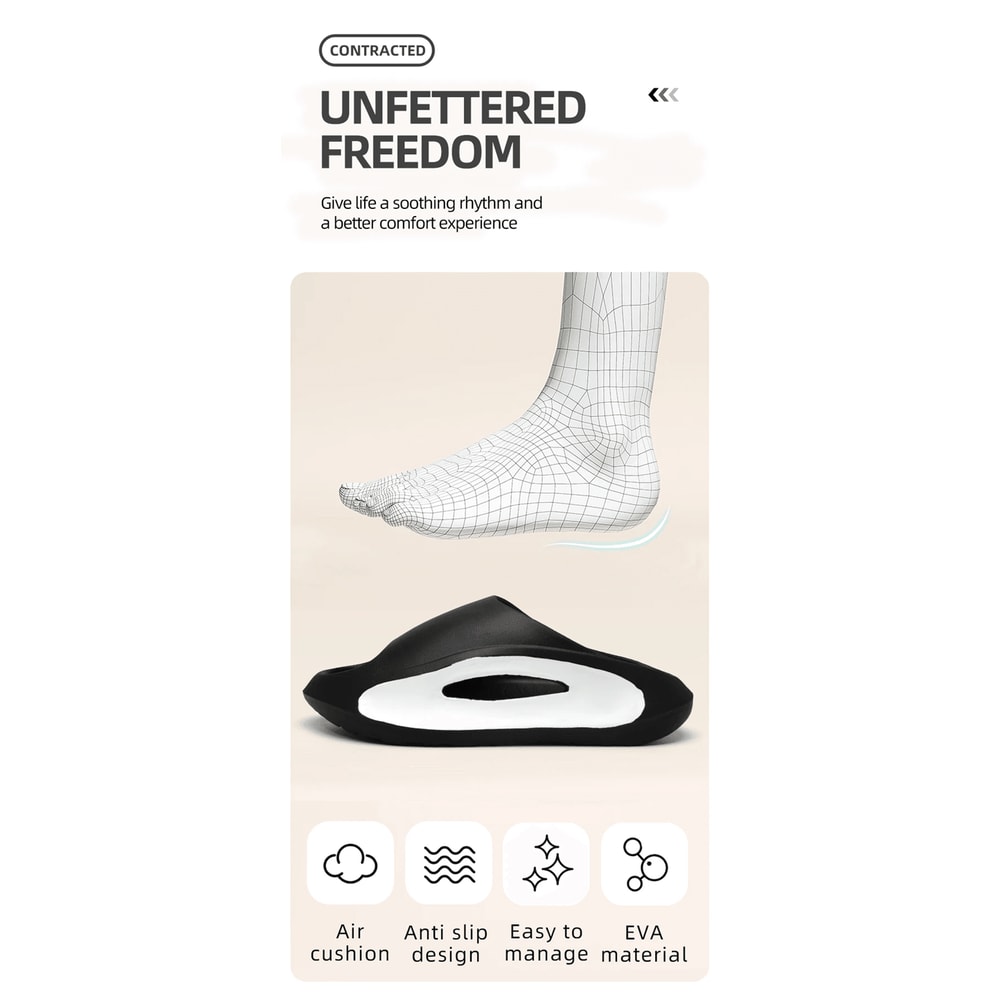 Mens EVA Summer Thong Slippers With Thick Non Slip Sole 1