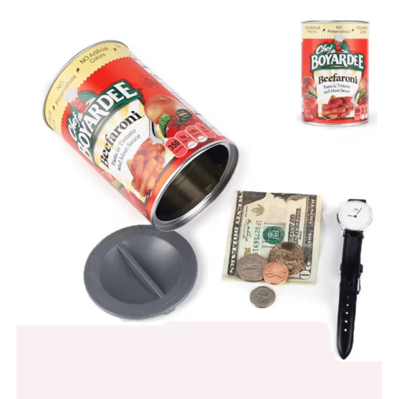 Hidden Food Can Safe Secret Stash Diversion Storage Container 4
