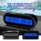 Mini Digital Car Clock With LCD Display Thermometer And Backlight 0
