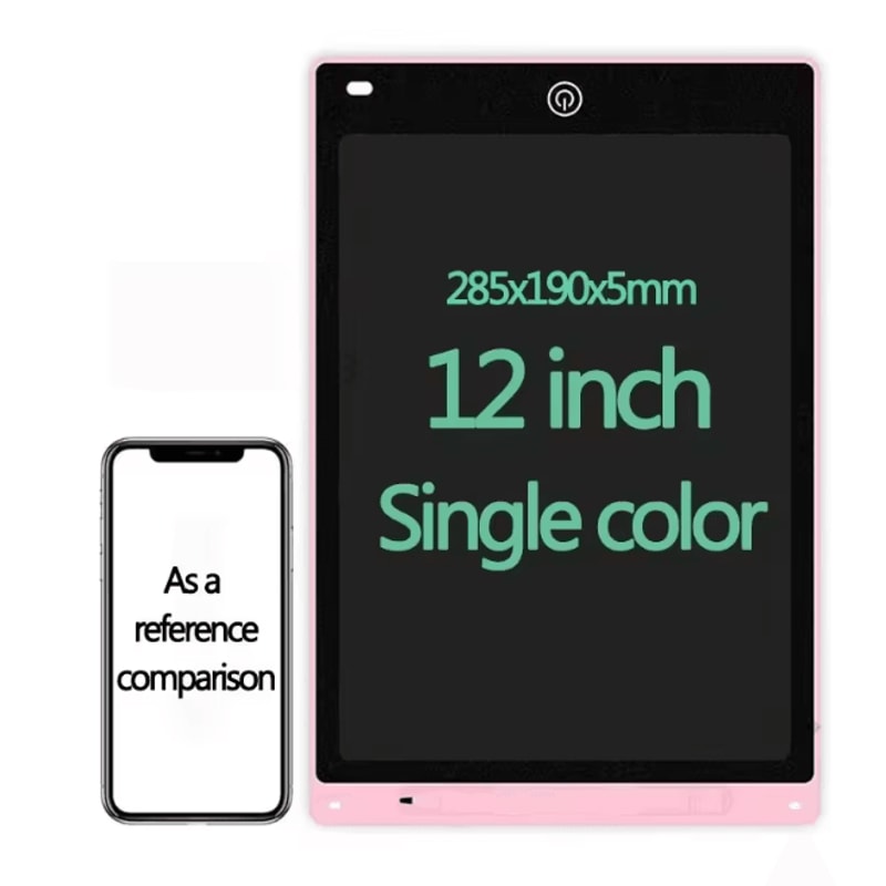 Kids LCD Writing Tablet Drawing Board Reusable Educational Drawing Pad 12