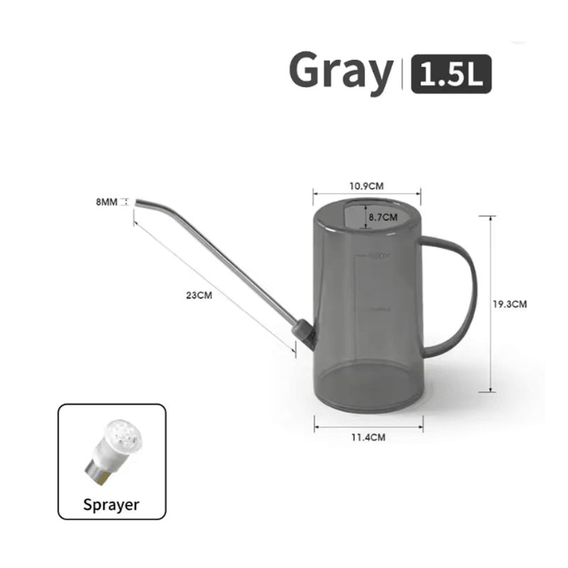 Long Spout Watering Can With Gardening Shovel Set Indoor Outdoor Plant Care 11