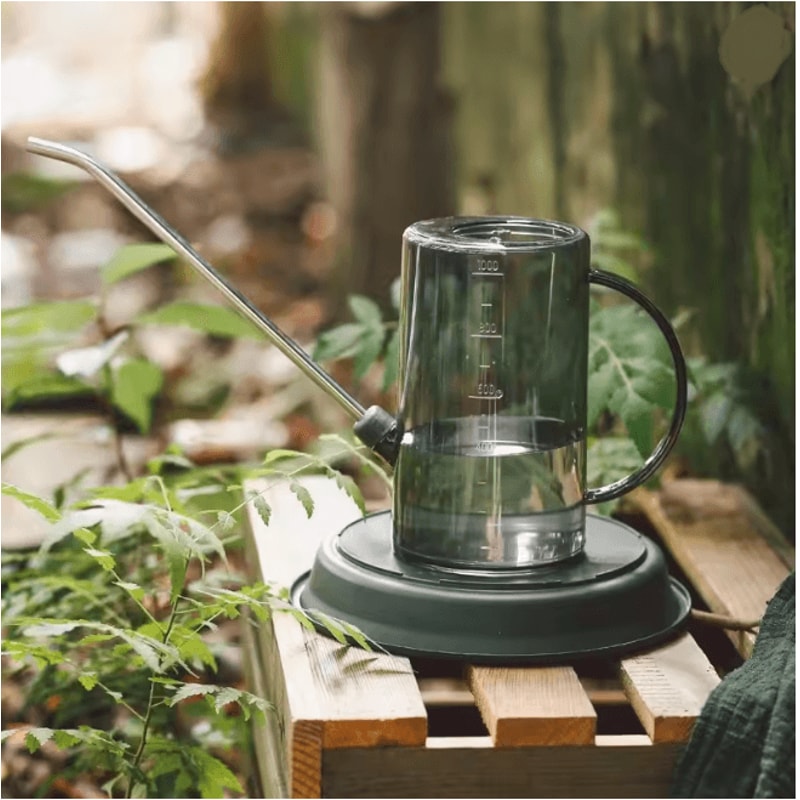 Long Spout Watering Can With Gardening Shovel Set Indoor Outdoor Plant Care 2