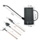 Long Spout Watering Can With Gardening Shovel Set Indoor Outdoor Plant Care 3