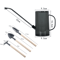 Long Spout Watering Can With Gardening Shovel Set Indoor Outdoor Plant Care 3