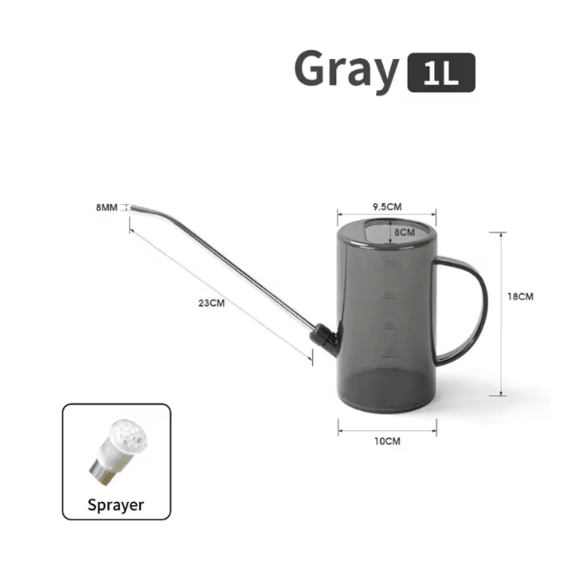 Long Spout Watering Can With Gardening Shovel Set Indoor Outdoor Plant Care 6