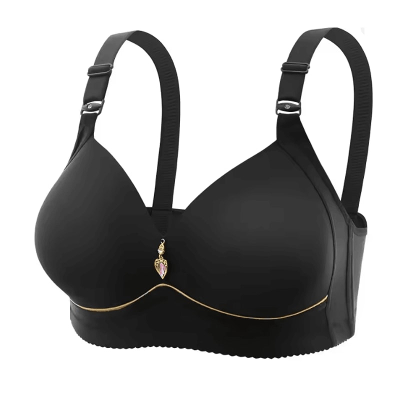 Wire Free Breathable Comfort Bra Soft Support Everyday Womens Underwear 1