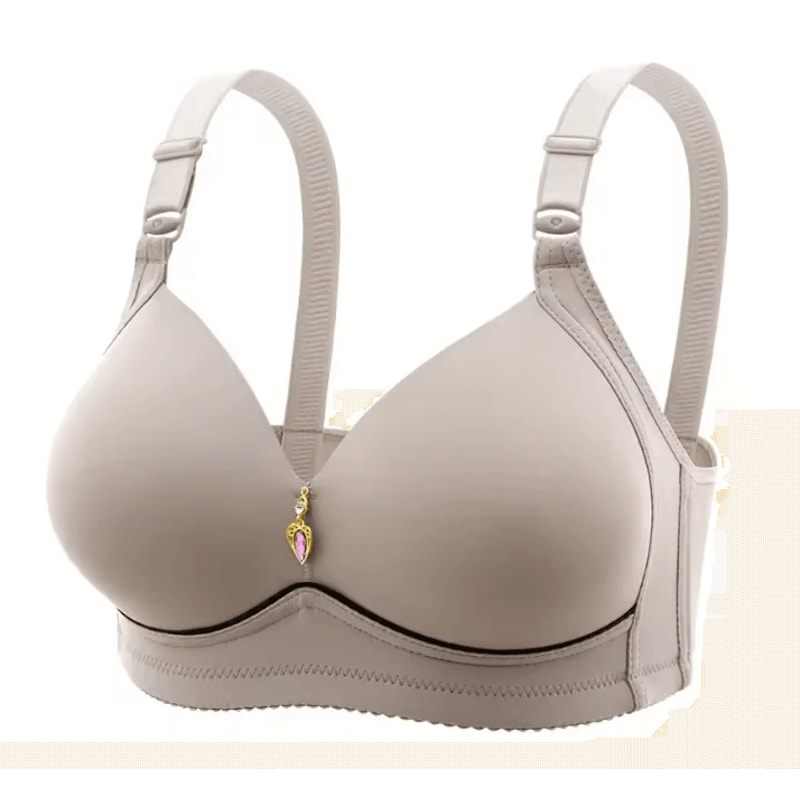 Wire Free Breathable Comfort Bra Soft Support Everyday Womens Underwear 2