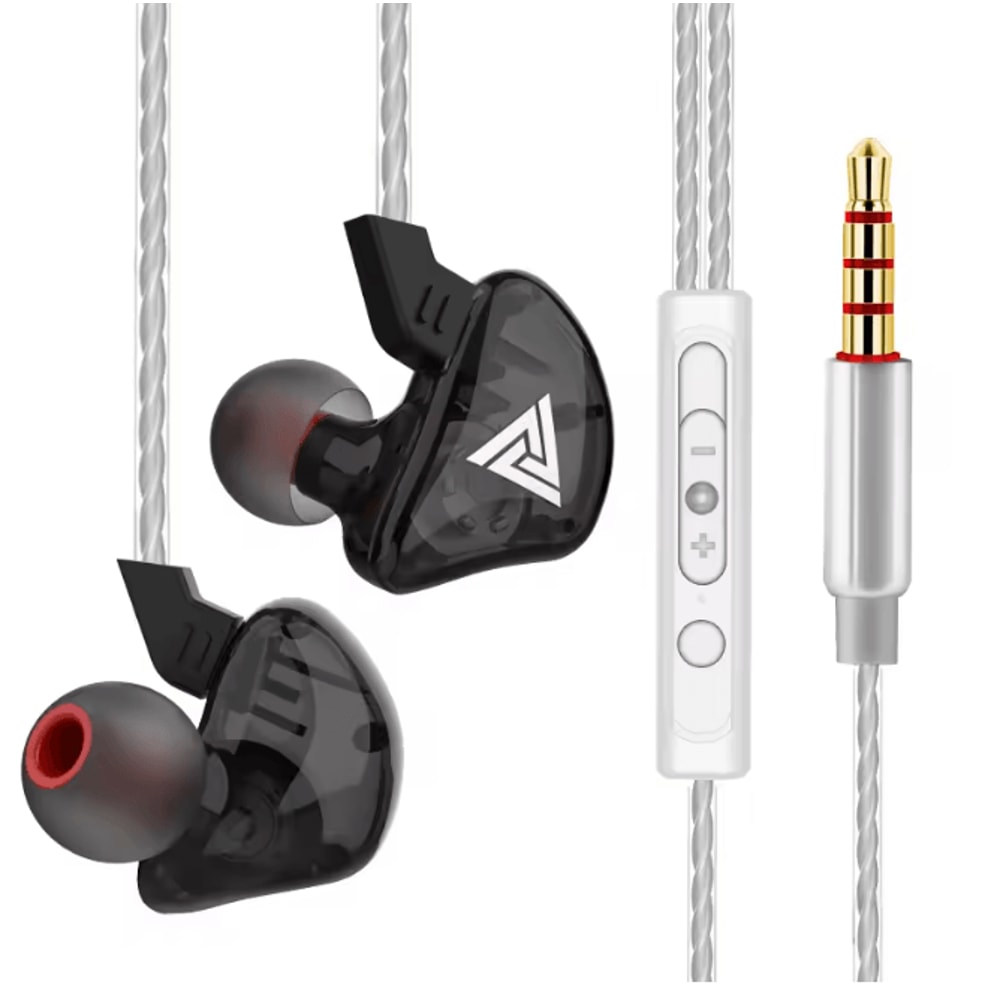 QKZ AK6 Wired Earphones HiFi Bass In Ear Headphones With Mic 3
