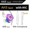 QKZ AK6 Wired Earphones HiFi Bass In Ear Headphones With Mic 10