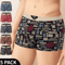Mens Printed Boyshort Underwear Comfortable Stretch Plus Size Trunks 3
