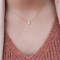 Personalized Initial Necklace Minimal Letter Pendant Choker For Women 2