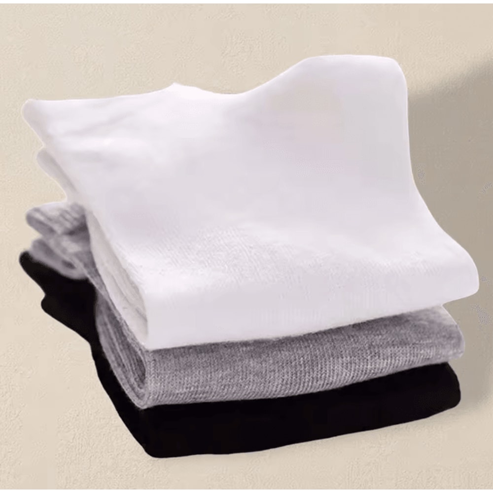 Mens Low Cut Boat Socks Breathable Ankle Socks For Business And Sport 2