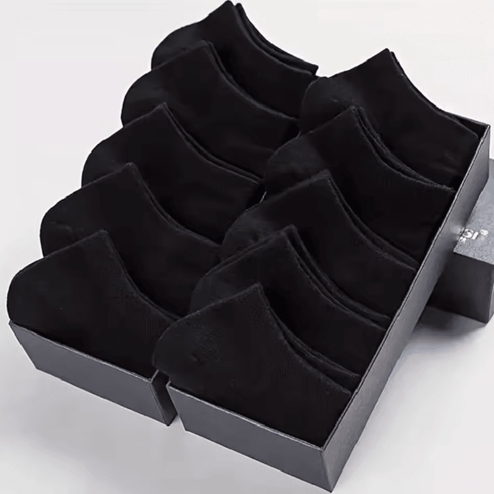 Mens Low Cut Boat Socks Breathable Ankle Socks For Business And Sport 7