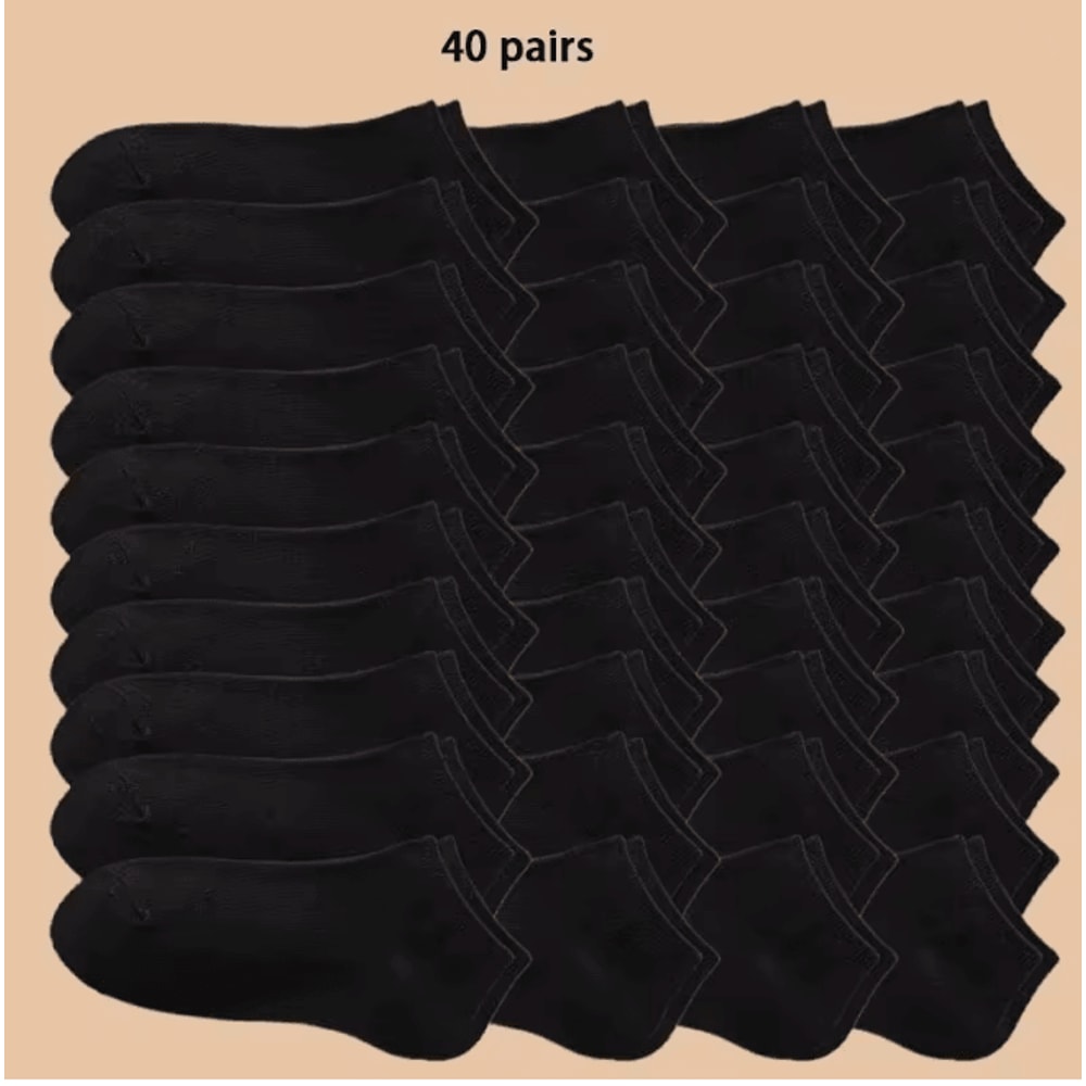 Mens Low Cut Boat Socks Breathable Ankle Socks For Business And Sport 14