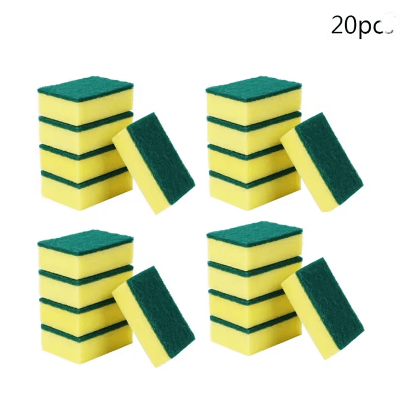 Nano Emery Dishwashing Sponge Rust And Stain Cleaning Pad Set 4