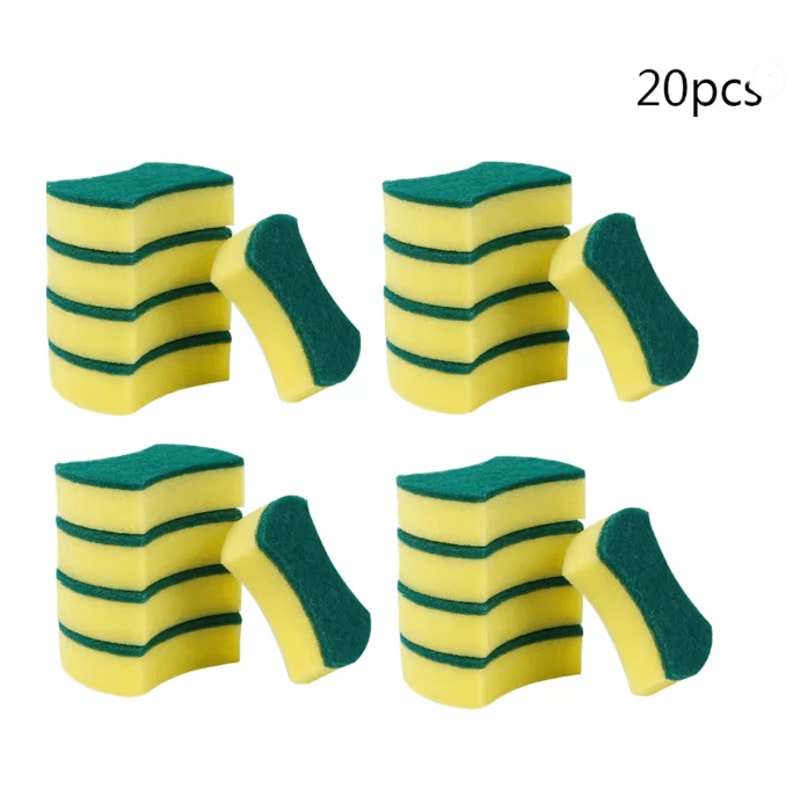 Nano Emery Dishwashing Sponge Rust And Stain Cleaning Pad Set 5