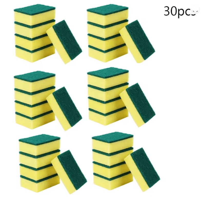 Nano Emery Dishwashing Sponge Rust And Stain Cleaning Pad Set 6