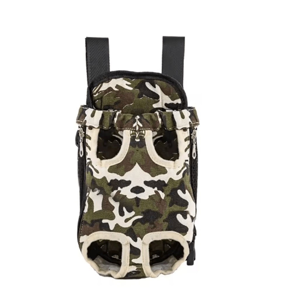 Camouflage Breathable Dog Backpack Carrier For Travel And Outdoor Adventures 15