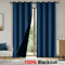 Full Blackout Curtains Solid Color Sun Blocking Drapes For Bedroom And Living Room 3
