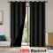 Full Blackout Curtains Solid Color Sun Blocking Drapes For Bedroom And Living Room 6