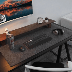 large wool felt desk mat mouse pad for gaming and office use