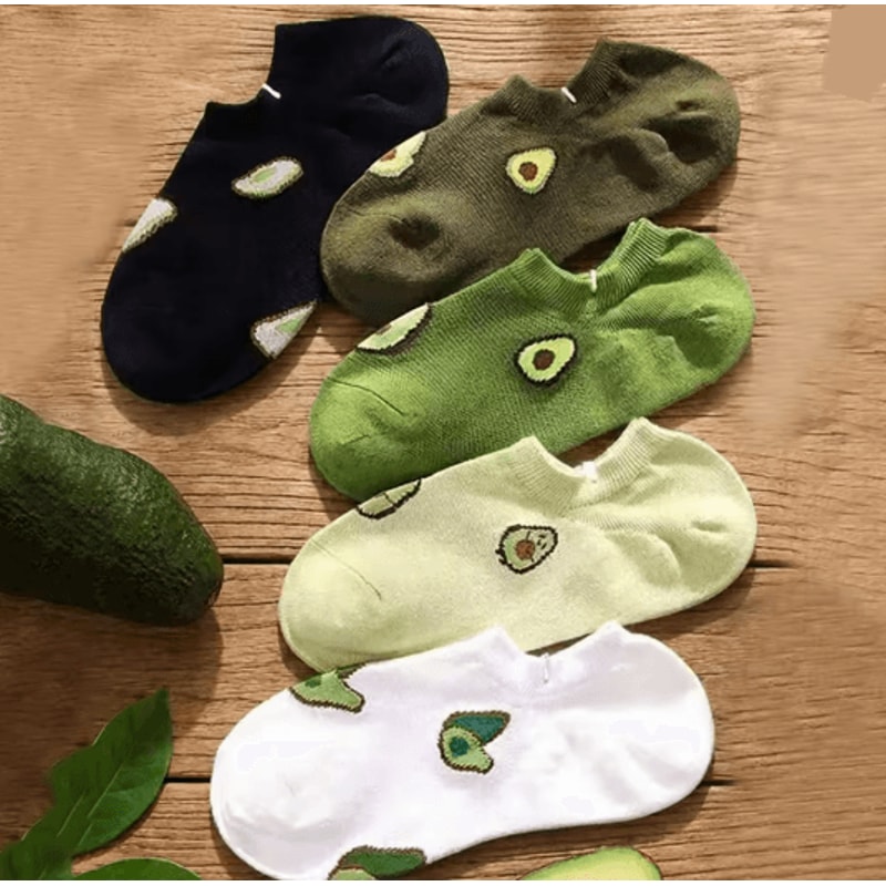 Cartoon Teddy Bear Ankle Socks For Women Soft Breathable Casual Wear 23