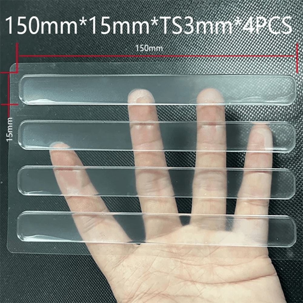 Clear Silicone Bumper Pads Self Adhesive Furniture And Wall Protectors 100 Pack 3
