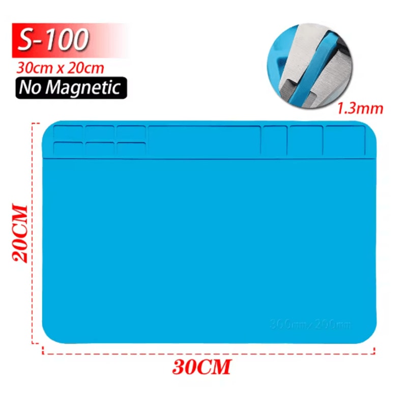 ProGuard Silicone Soldering Mat Heat Resistant Anti Static Magnetic Repair Mat 3