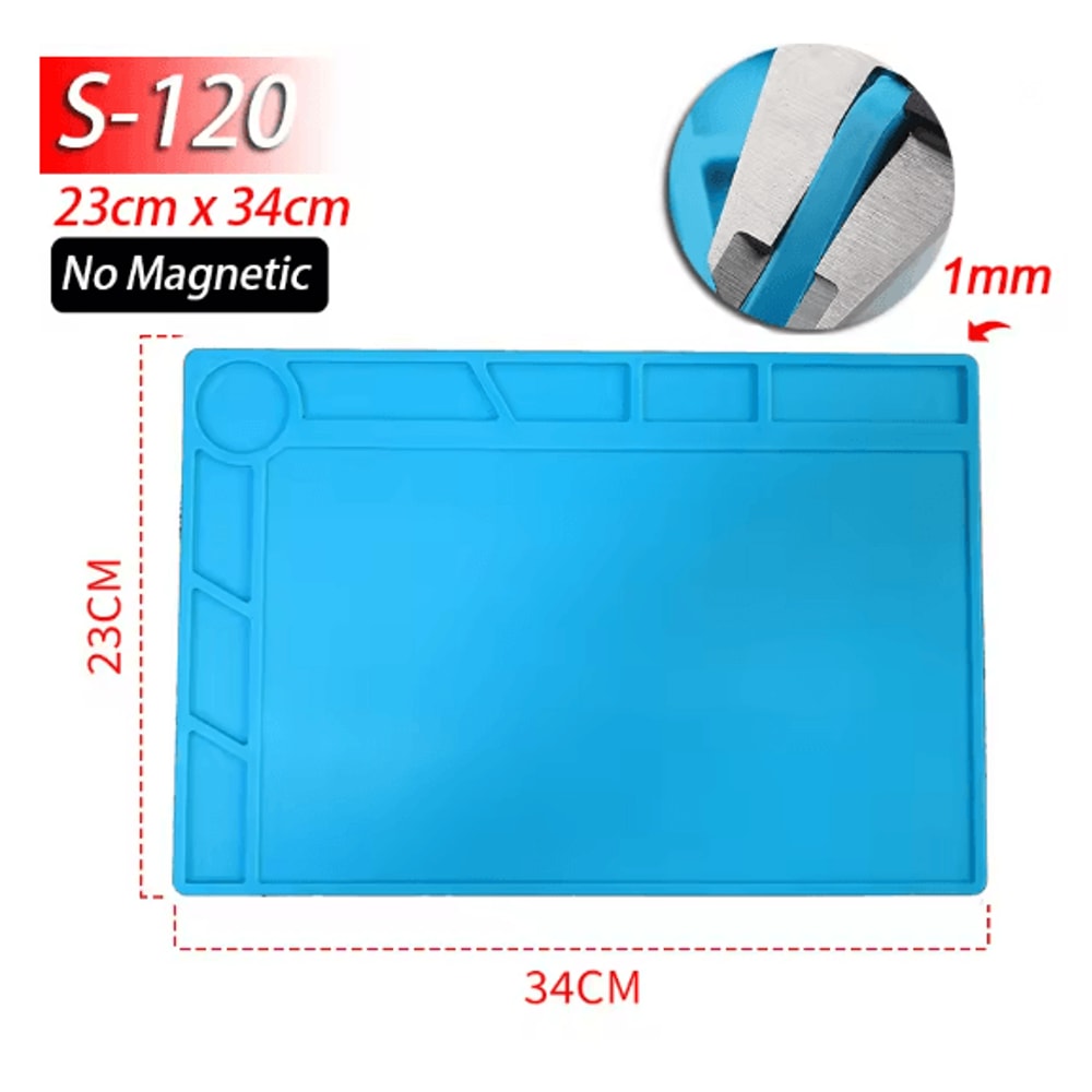 ProGuard Silicone Soldering Mat Heat Resistant Anti Static Magnetic Repair Mat 4