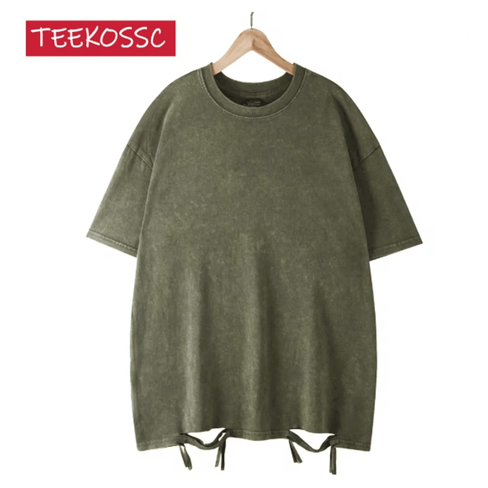 Heritage Wash Oversized T Shirt Vintage Streetwear Tee 16