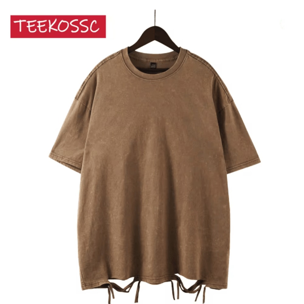 Heritage Wash Oversized T Shirt Vintage Streetwear Tee 17