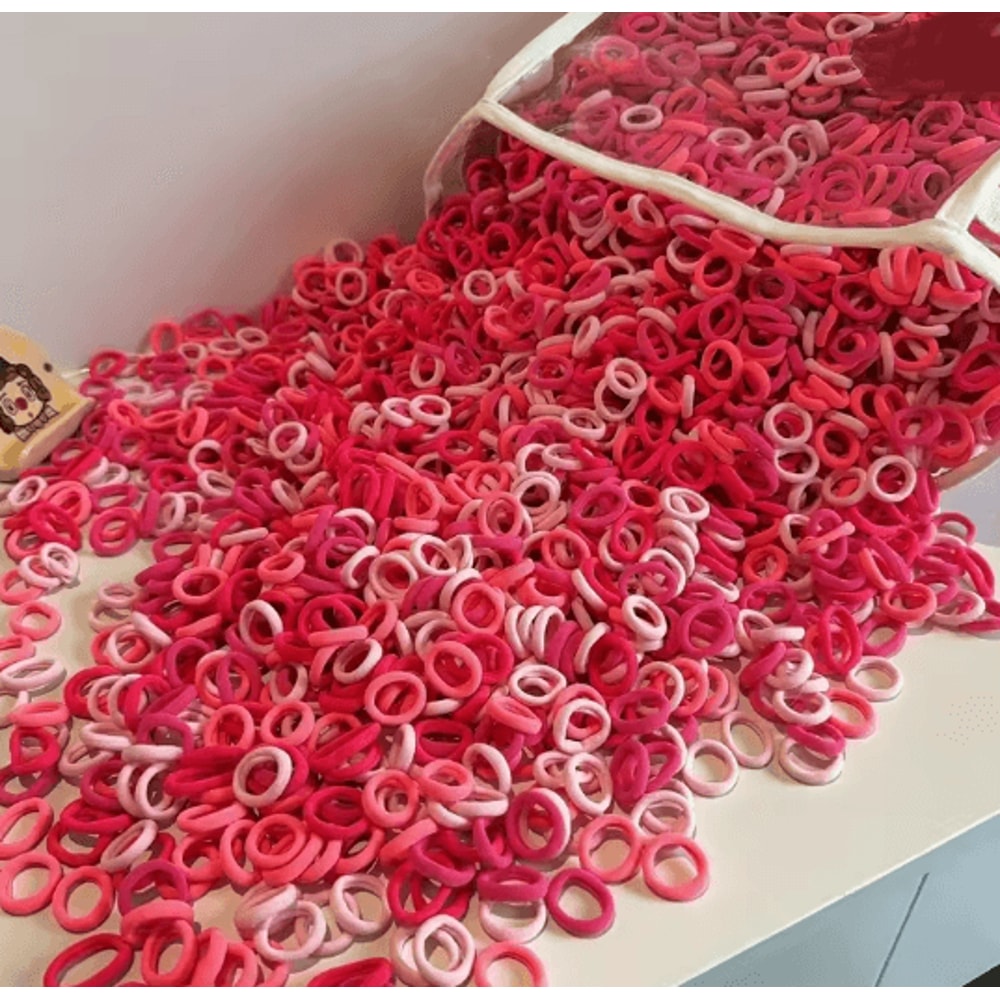 ColorPop Soft Nylon Hair Ties Elastic Ponytail Bands For Kids And Girls 11