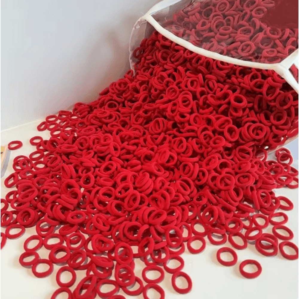 ColorPop Soft Nylon Hair Ties Elastic Ponytail Bands For Kids And Girls 12