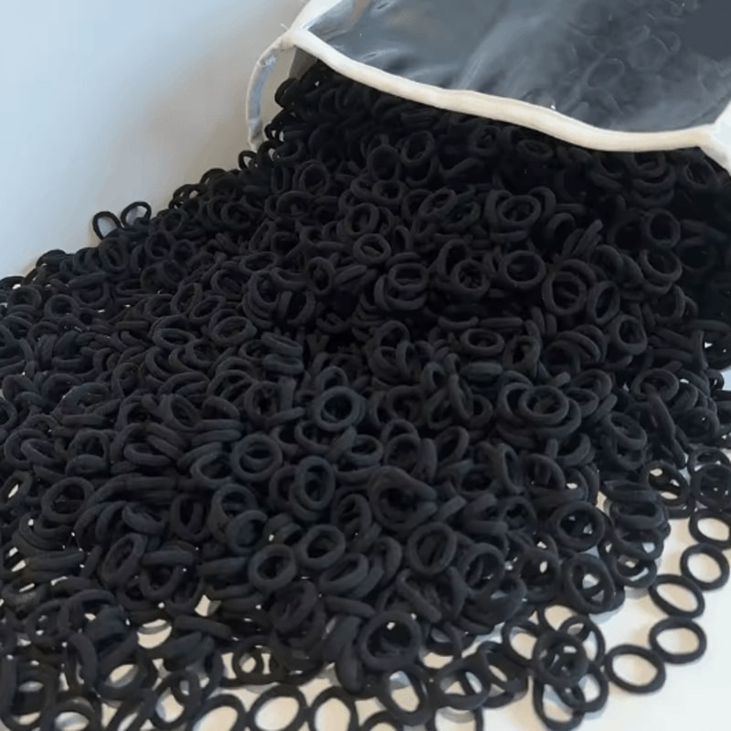 ColorPop Soft Nylon Hair Ties Elastic Ponytail Bands For Kids And Girls 13