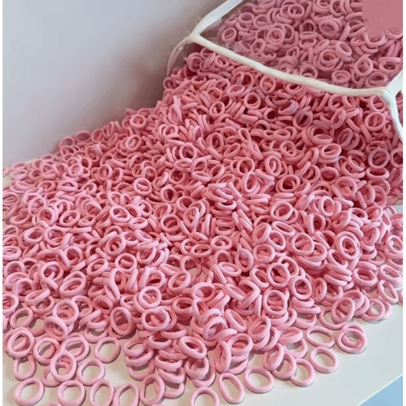 ColorPop Soft Nylon Hair Ties Elastic Ponytail Bands For Kids And Girls 14