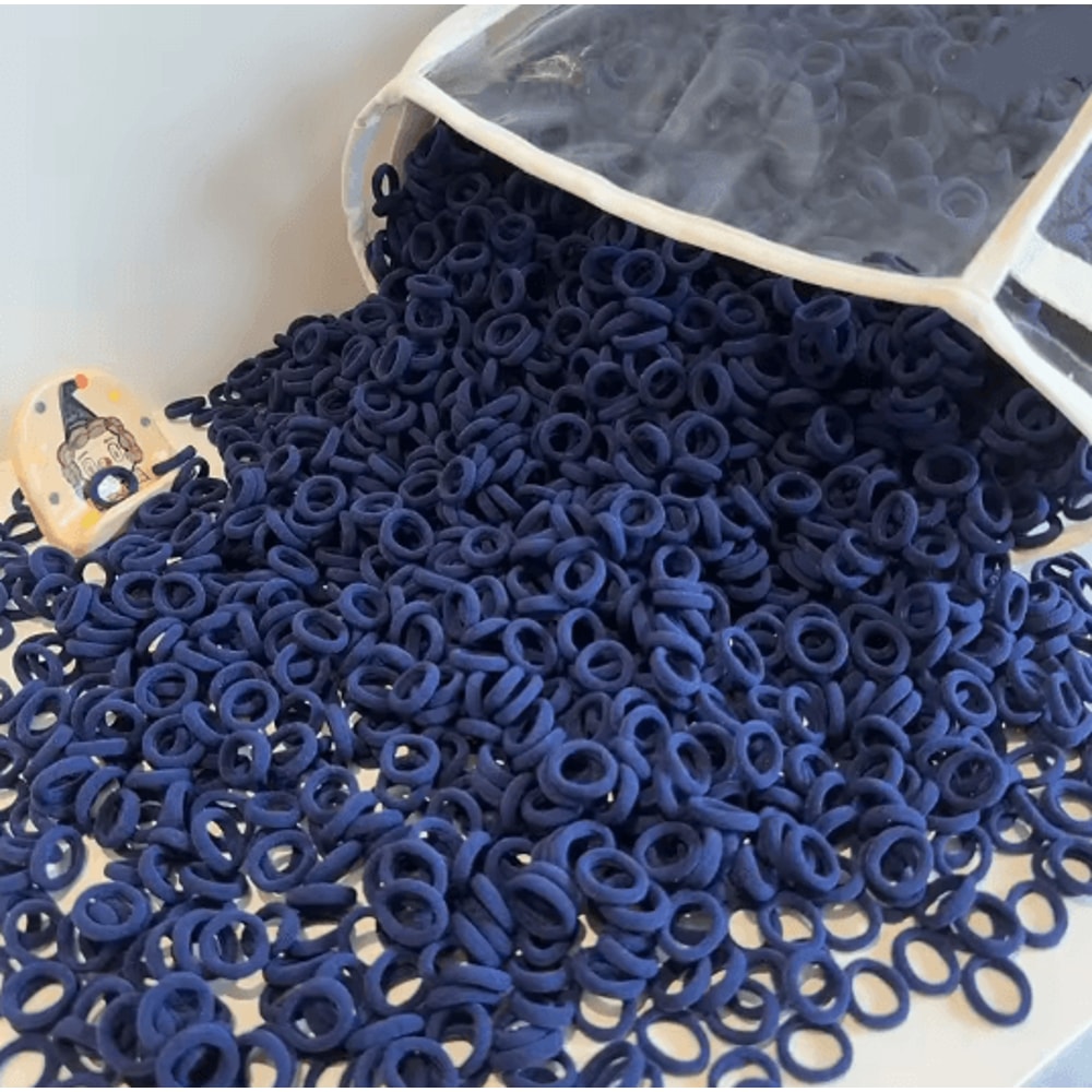 ColorPop Soft Nylon Hair Ties Elastic Ponytail Bands For Kids And Girls 17