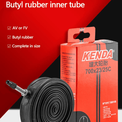 kenda 700c bicycle inner tube butyl rubber road and mtb bike tube
