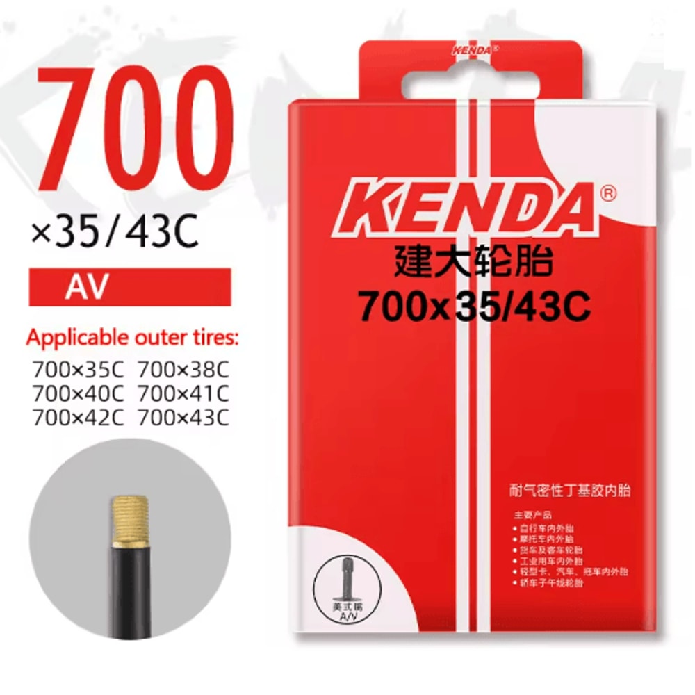 Kenda 700C Bicycle Inner Tube Butyl Rubber Road And MTB Bike Tube 2