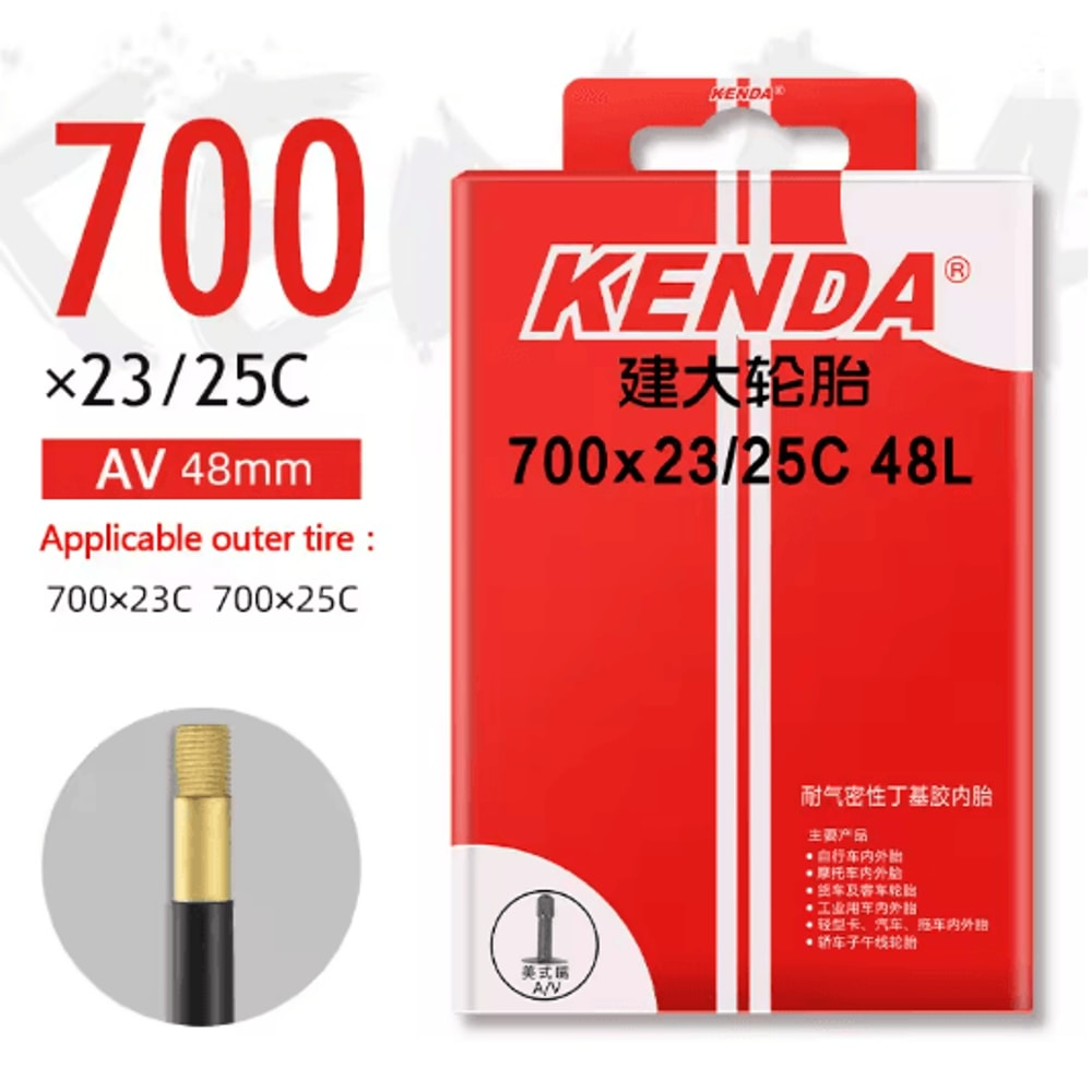 Kenda 700C Bicycle Inner Tube Butyl Rubber Road And MTB Bike Tube 3