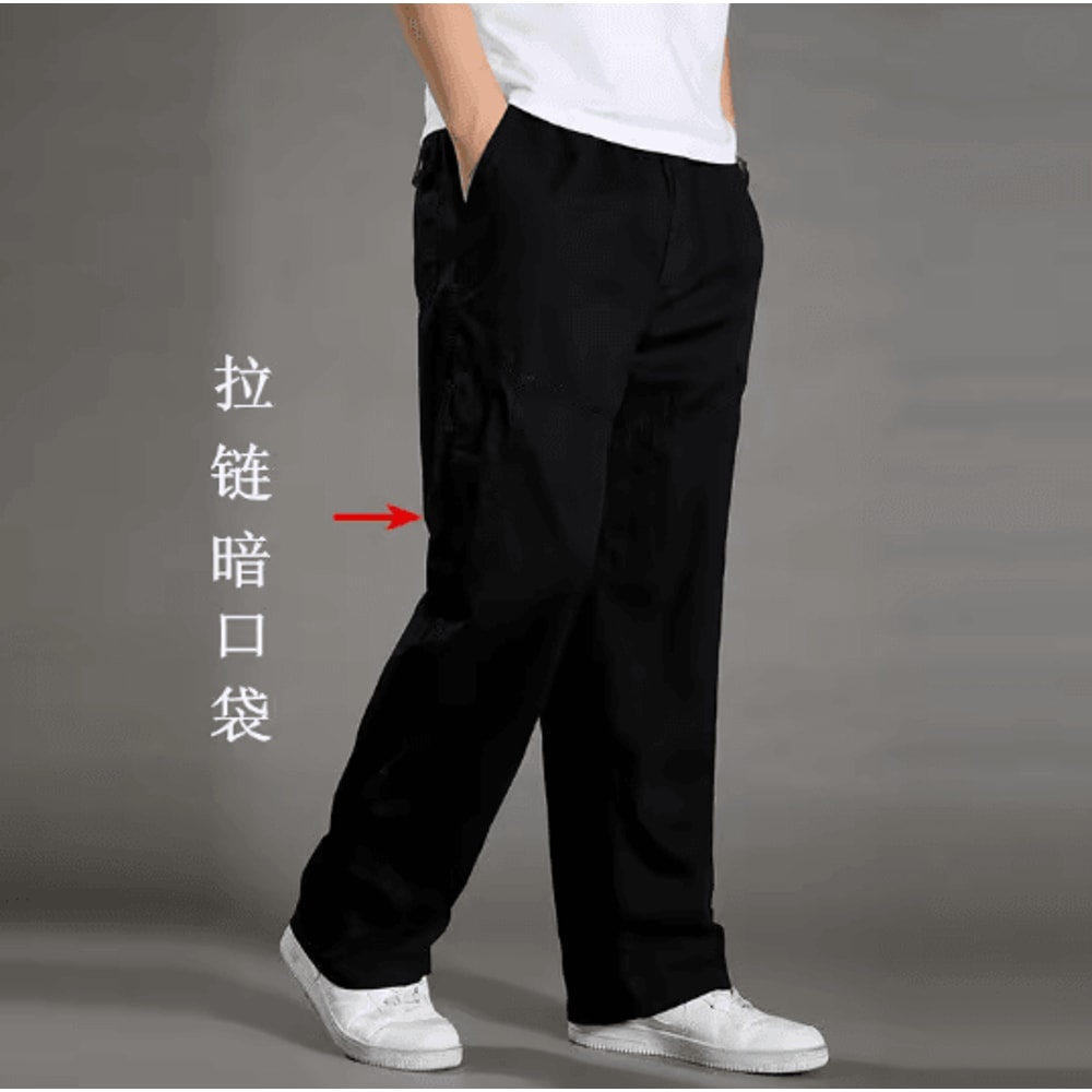 TrailFlex Mens Cargo Pants Breathable Cotton Work Joggers 12