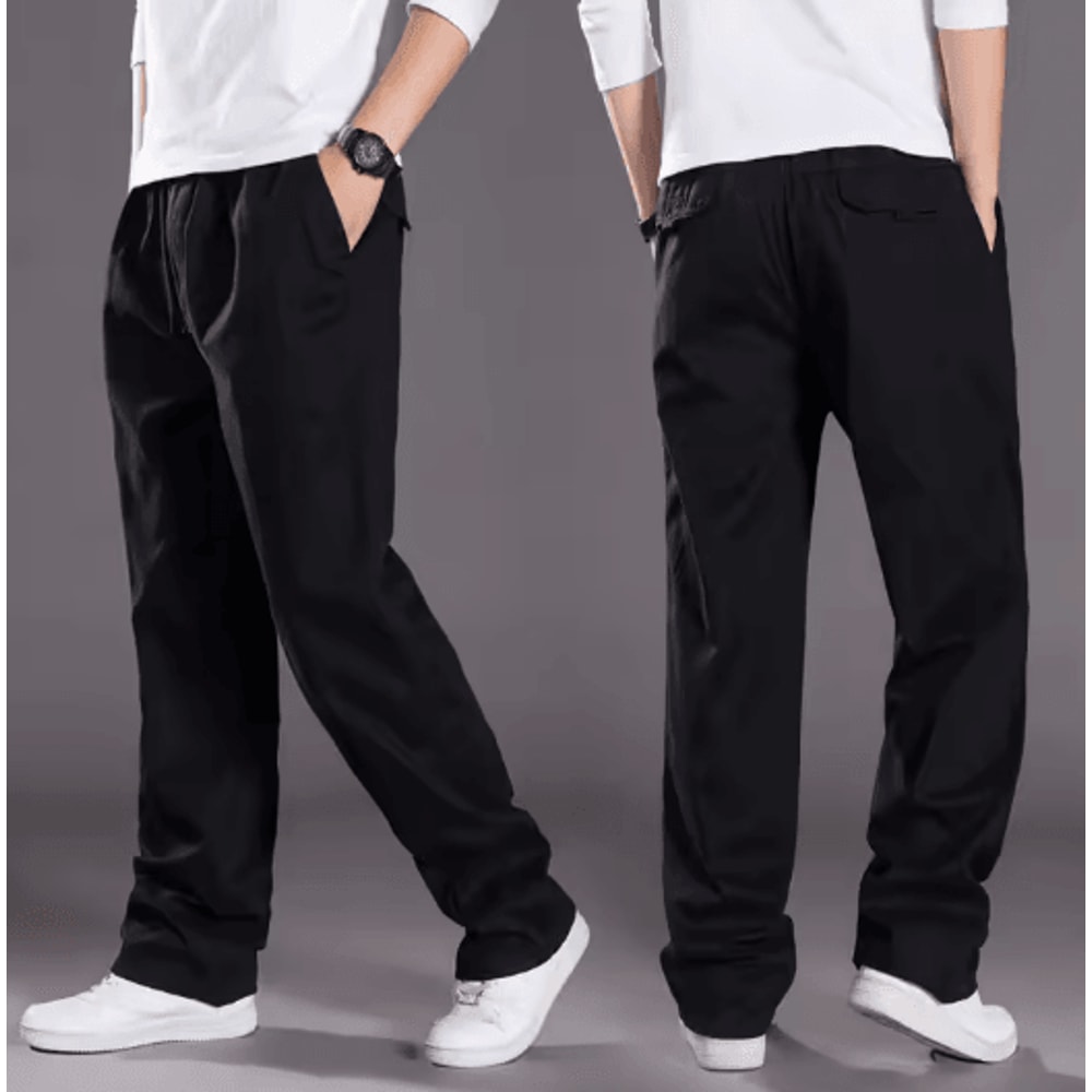 TrailFlex Mens Cargo Pants Breathable Cotton Work Joggers 3