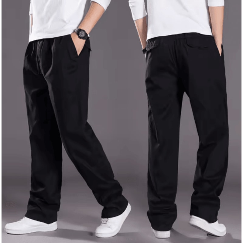 TrailFlex Mens Cargo Pants Breathable Cotton Work Joggers 3