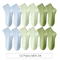 ColorStep Cotton Ankle Socks Breathable Everyday Socks 12 Pairs 6