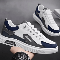 urbanflex 2025 mens leather casual sneakers low top walking shoes